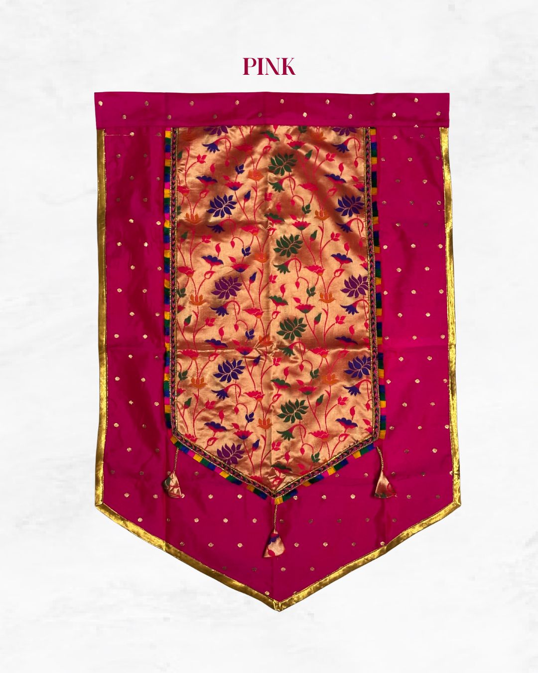 Ganpati Paithani Backdrop - D2
