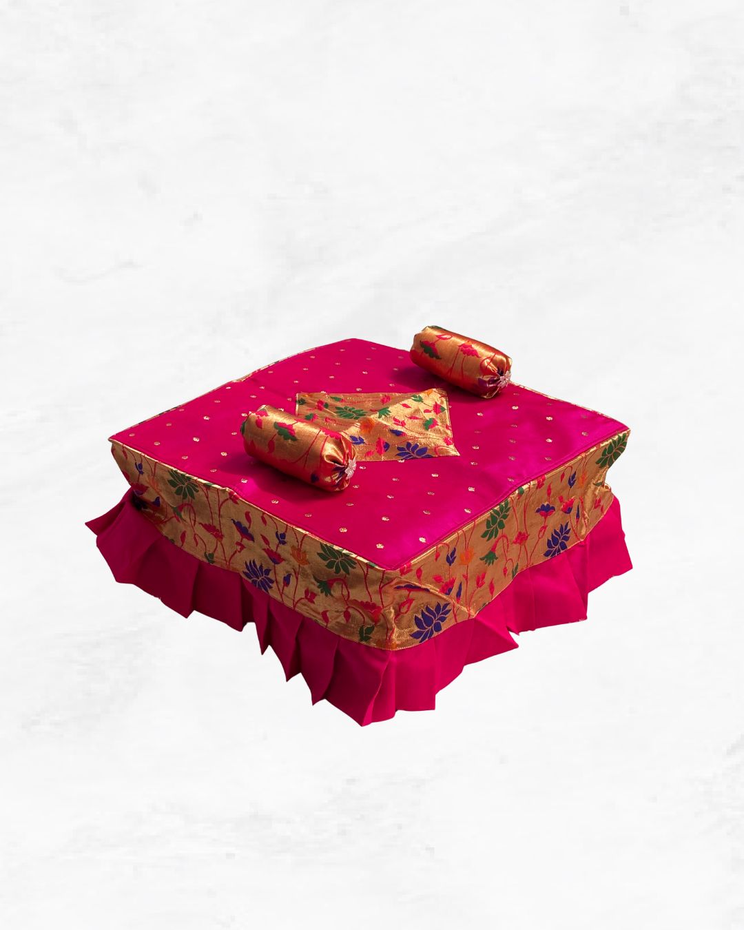 Ganpati Paithani Chaurang Cover - D2