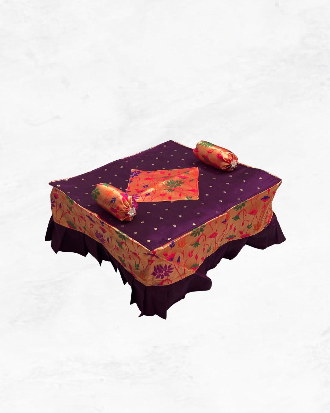 Ganpati Paithani Chaurang Cover - D2
