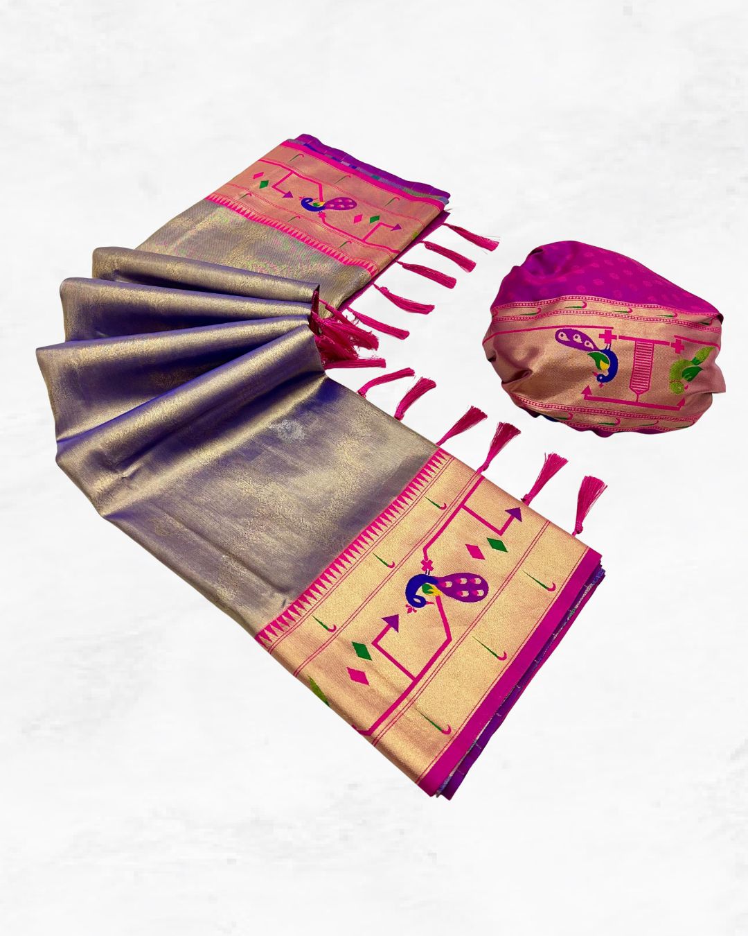 Tissue Paithani in Soft Banarasi Tissue