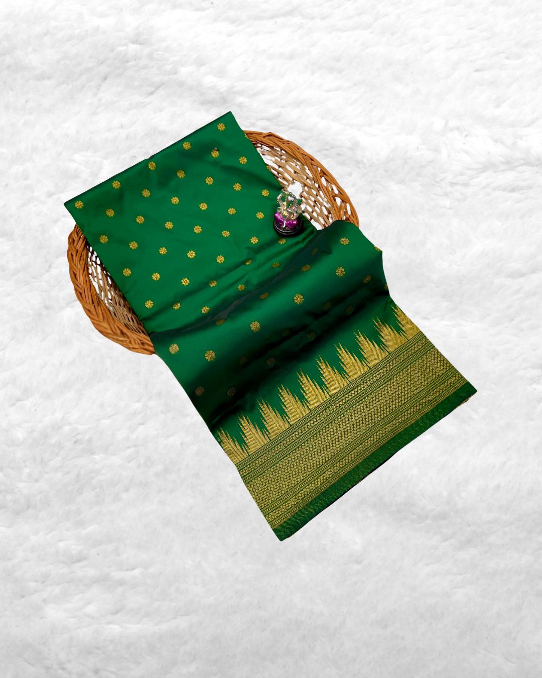 Temple Irkal Paithani - Kalavya