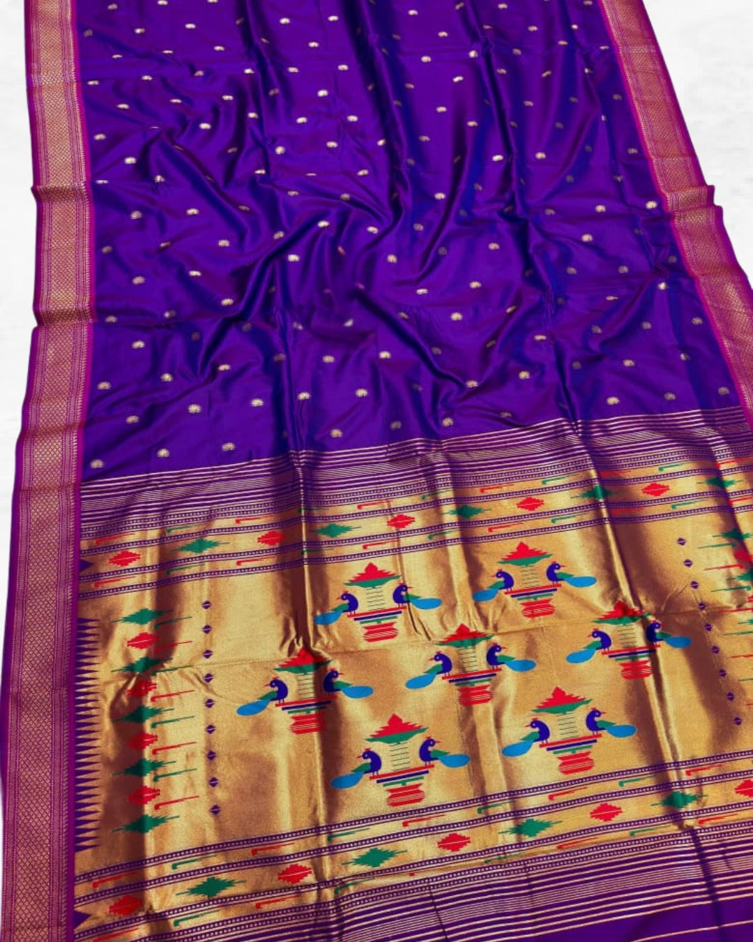 Traditional Yeola Double Pallu Paithani