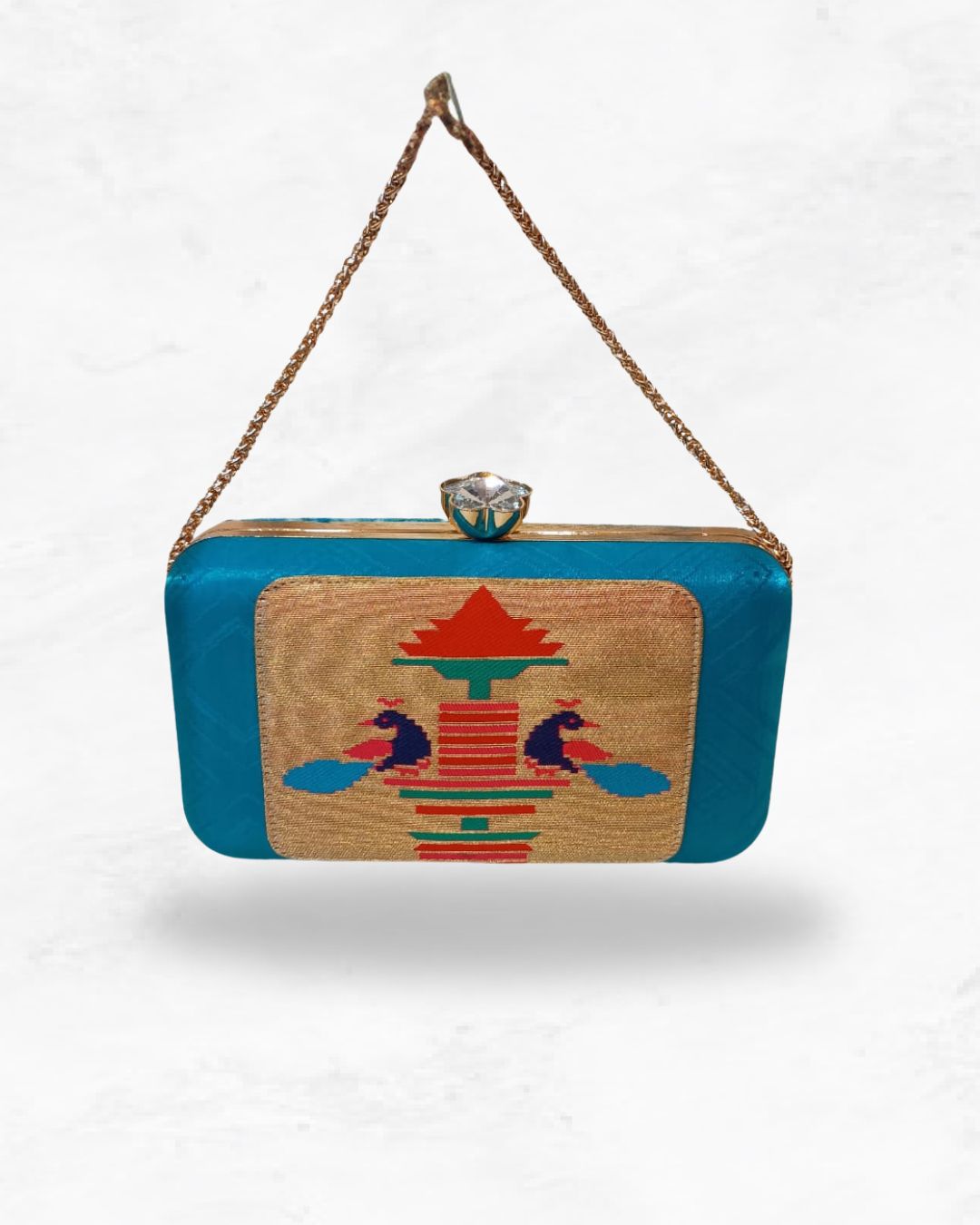 Paithani Clutch - Kalavya